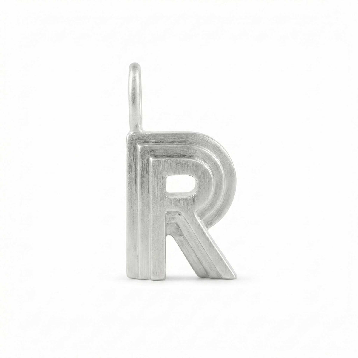 Letter R Silver Spring Maryland Letter R Pendant | Sterling Silver – Elling Studio